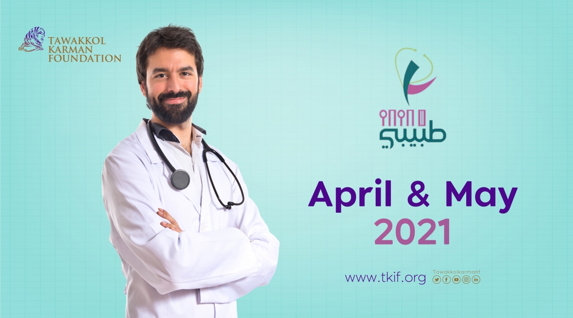 Tabibi APP has provided 1134 Free medical consultations in April & May 2021