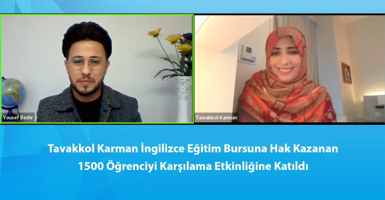 Sayın Tavakkol Karman İngilizce Eğitim Bursuna Hak Kazanan 1500 Öğrenciyi Karşılama Etkinliğine Katıldı