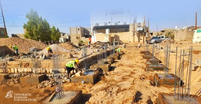 Tavakkol Karman Vakfı, Ma’rib İli’ndeki Nashvan Al-Hamiry Okulu İnşaat Projesinin Uygulamasına Başlıyor
