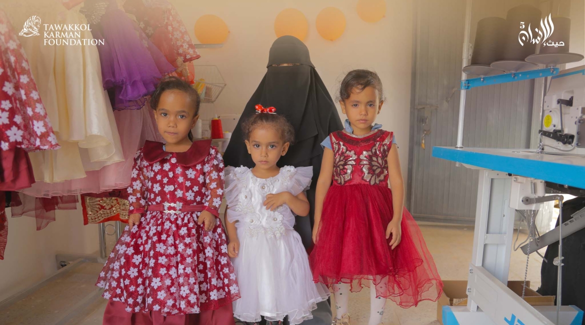  Tawakkol Karman Foundation builds a Seamstress Shop for Disabled Yemeni Girl (Marib, Yemen)