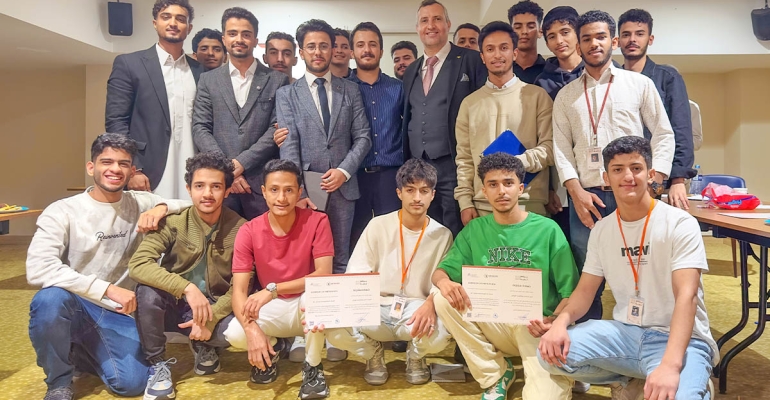 Yemeni Youth Forum concludes "Nokhba" training program sponsored by TKF