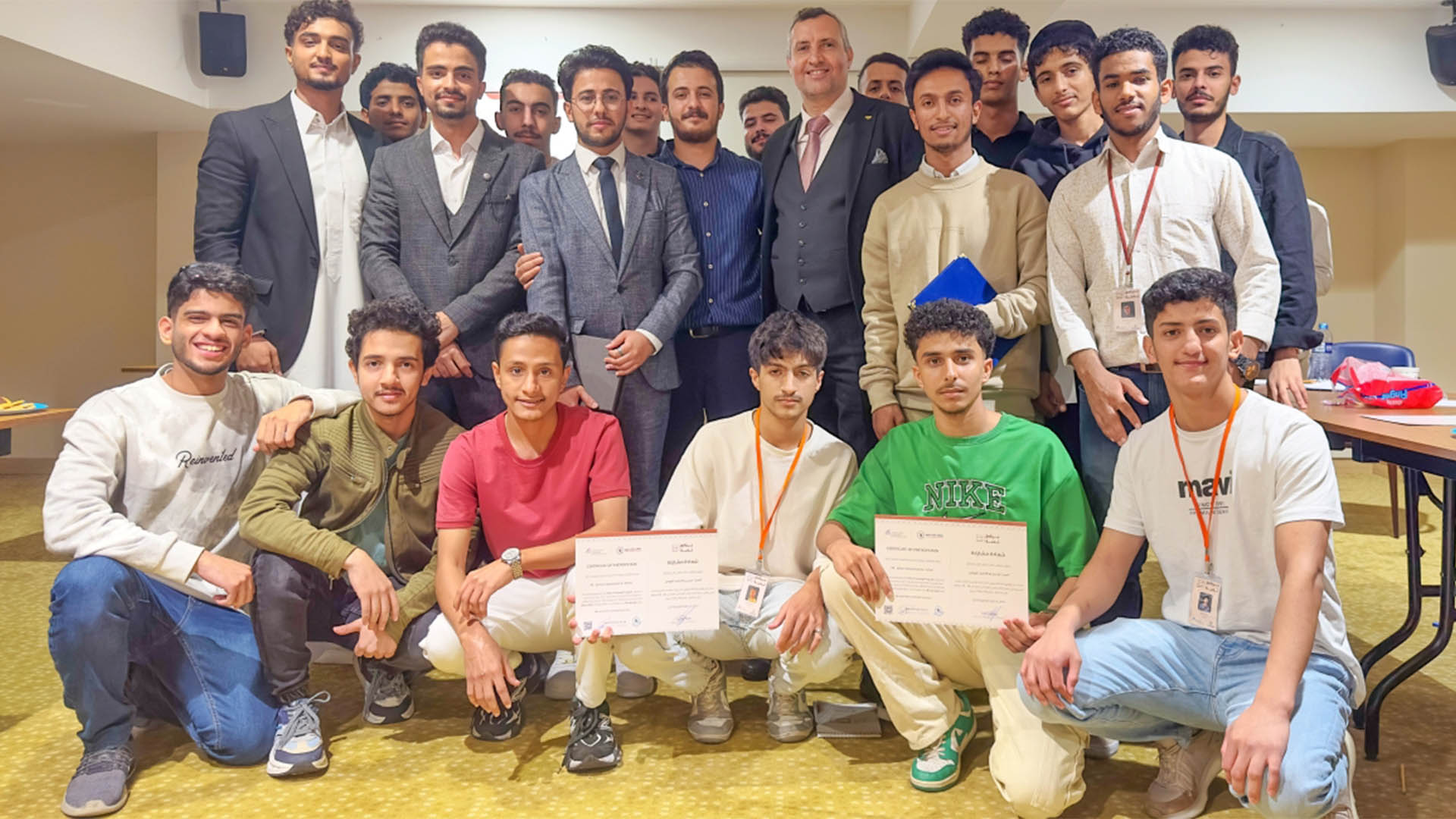 Yemeni Youth Forum concludes "Nokhba" training program sponsored by TKF