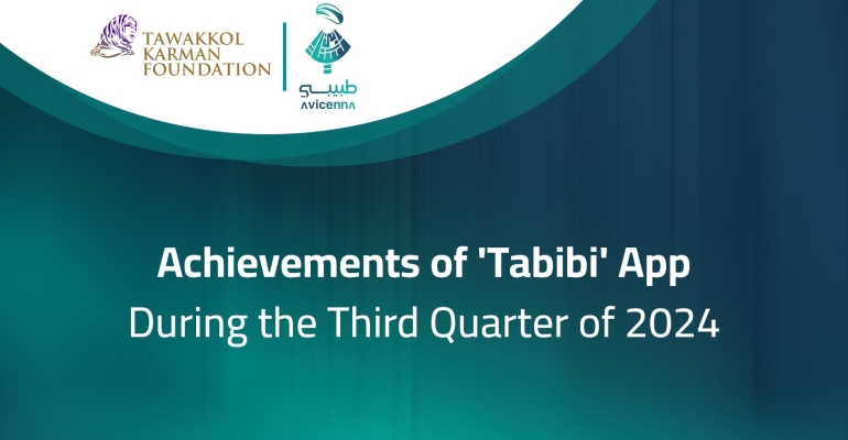 Over 1,300 beneficiaries from Tawakkol Karman Foundation-supported "Tabibi" app in Q3 of 2024